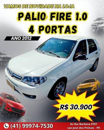 FIAT PALIO 1.0 MPI ATTRACTIVE 8V FLEX 4P MANUAL FIAT PALIO 1.0 MPI ATTRACTIVE 8V FLEX 4P MANUAL